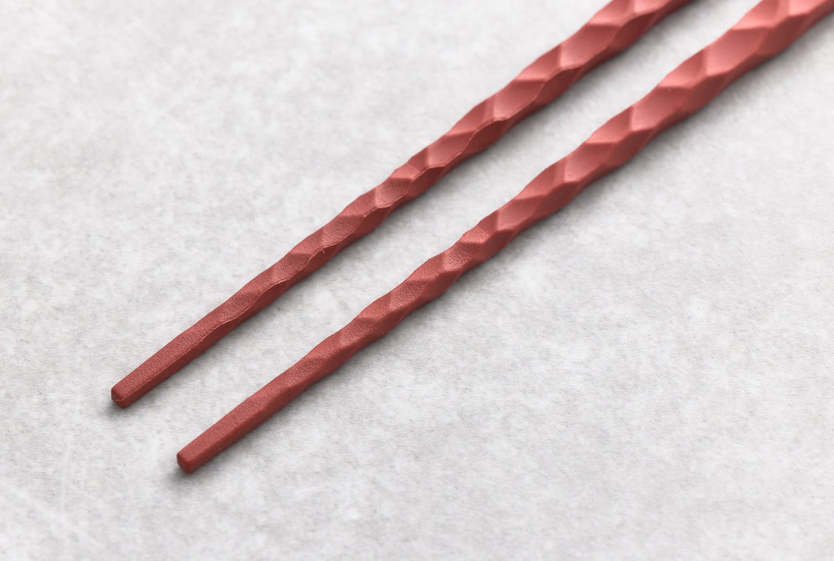 Den Den Chopsticks Coral Thick 22.5cm