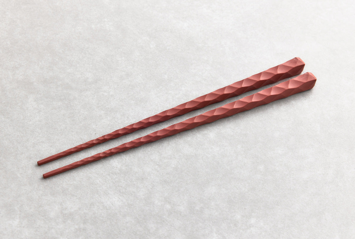 Den Den Chopsticks Coral Thick 22.5cm
