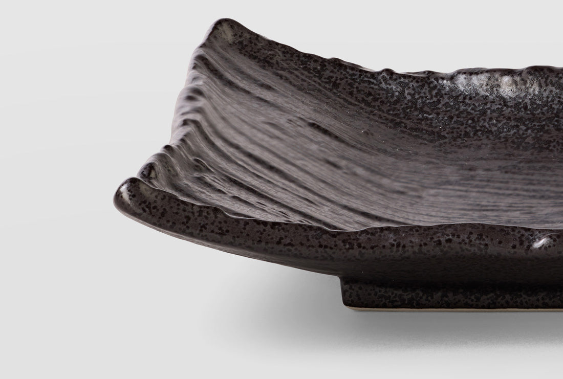 Kazan Wide Sushi Plate 26 x 18cm