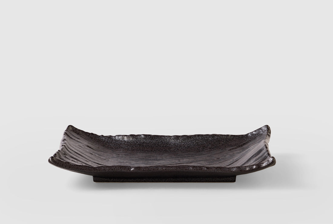 Kazan Wide Sushi Plate 26 x 18cm