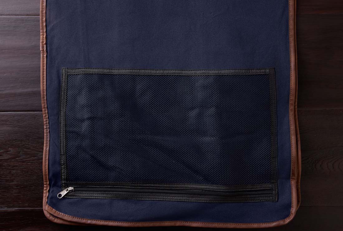 Knife Bag 15 Pockets Navy Blue
