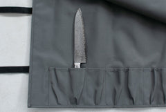 Knife Roll 8 Pockets Dark Grey