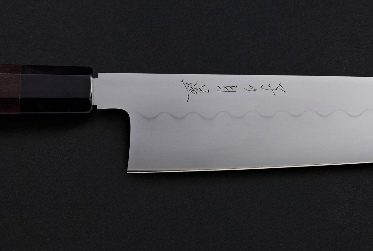Nenohi Honyaki 240 Gyuto Traditional Ebony