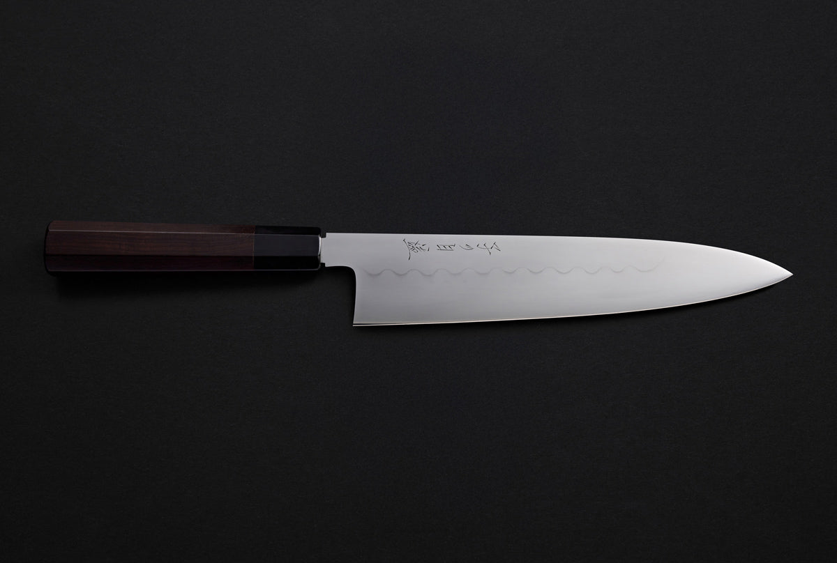 Nenohi Honyaki 240 Gyuto Traditional Ebony