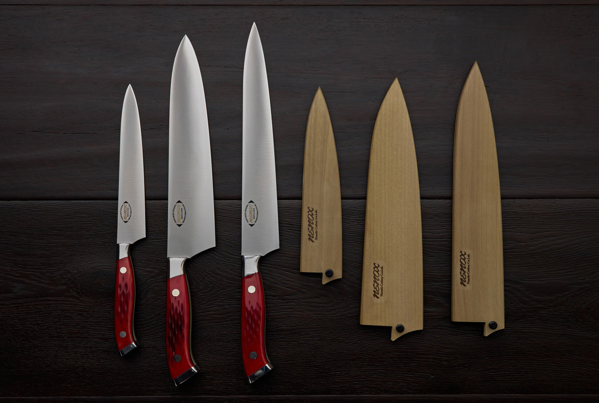 Nenox Red 3 Piece Knife Set