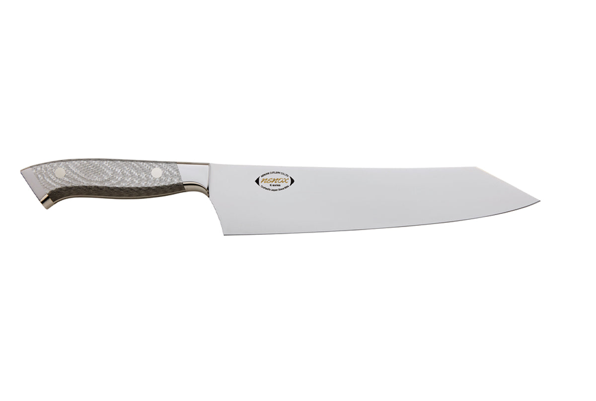Nenox X Series Dry Silver Kiritsuke 210 & Saya