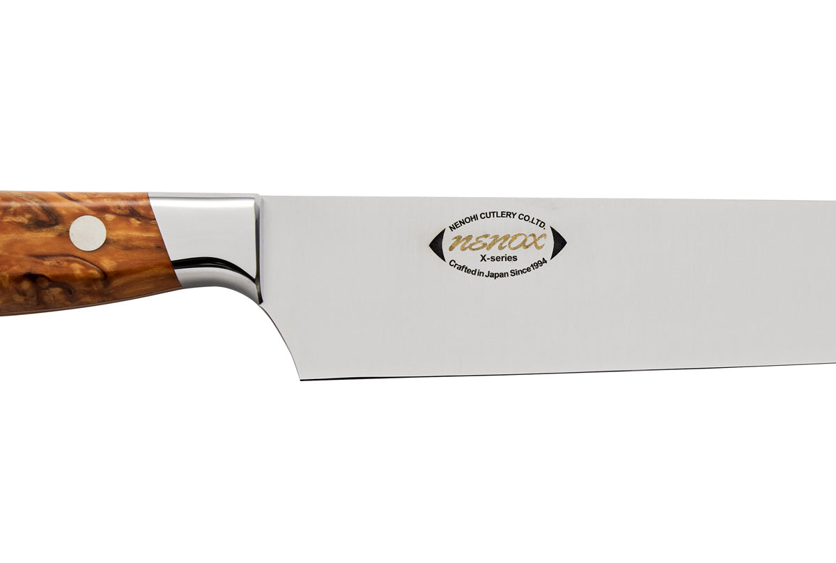 Nenox X Series Orange Birch Sujihiki 270 & Saya