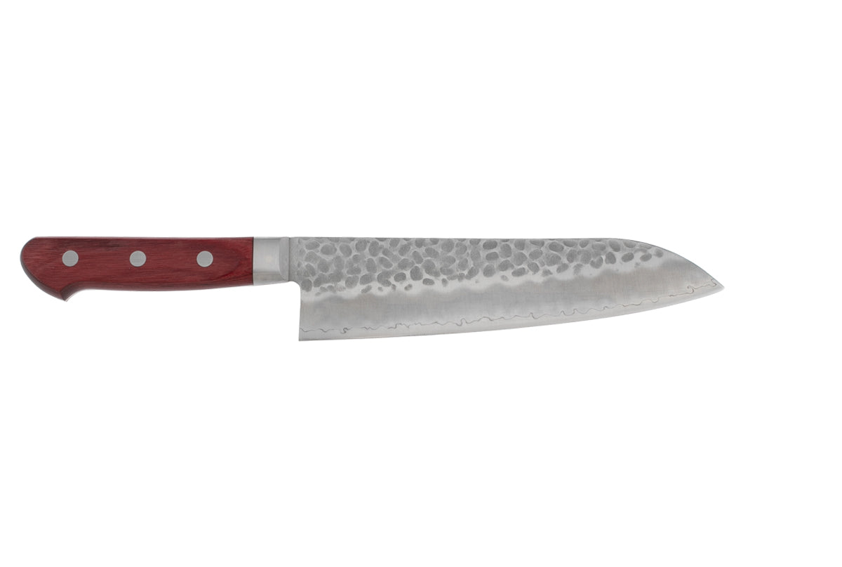 Okimoto Saba 180mm Santoku RED