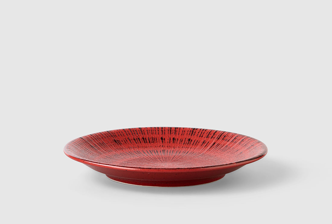 Plate Negoro Red 23.5cm