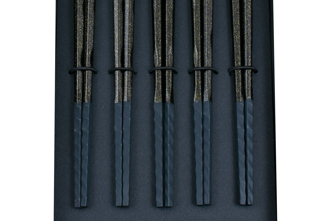Ramen Chopsticks Midnight 23cm - Set of 5