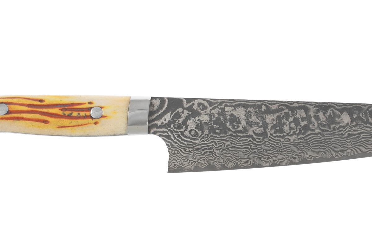 Saji Ochre Cowbone R2 180mm Gyuto