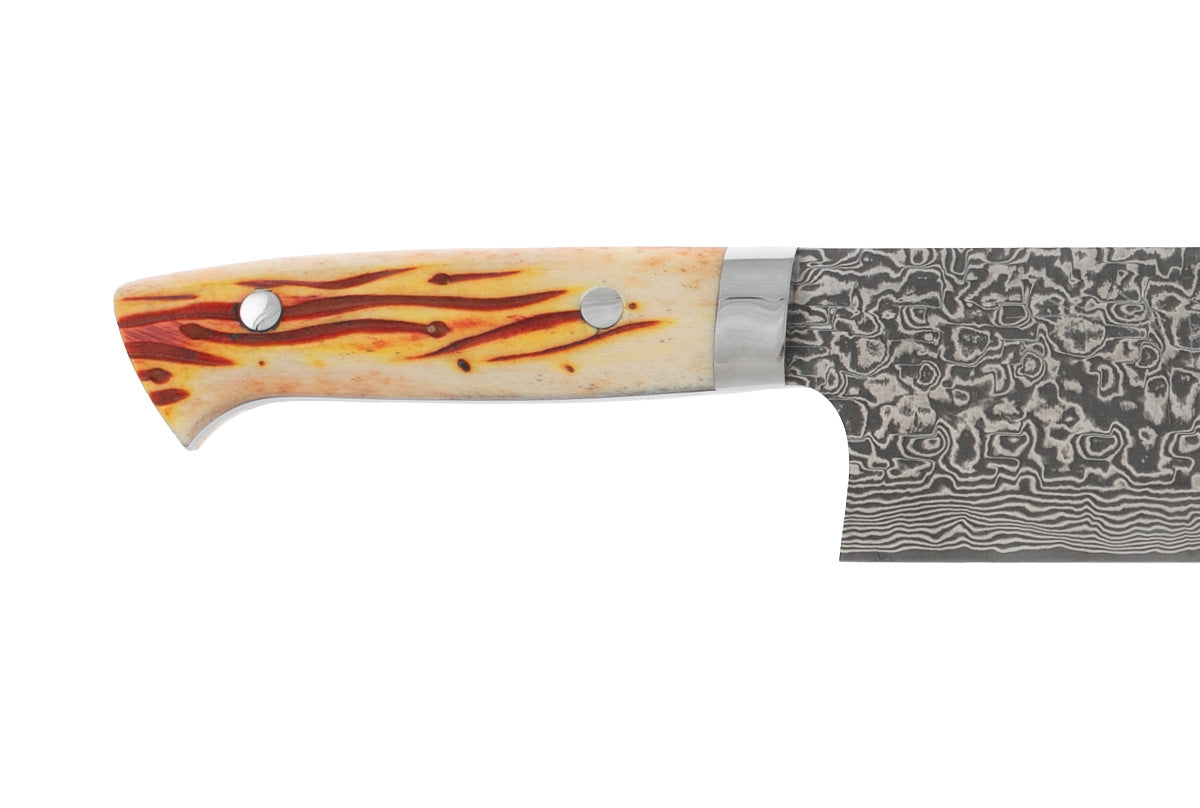 Saji Ochre Cowbone R2 165mm Nakiri