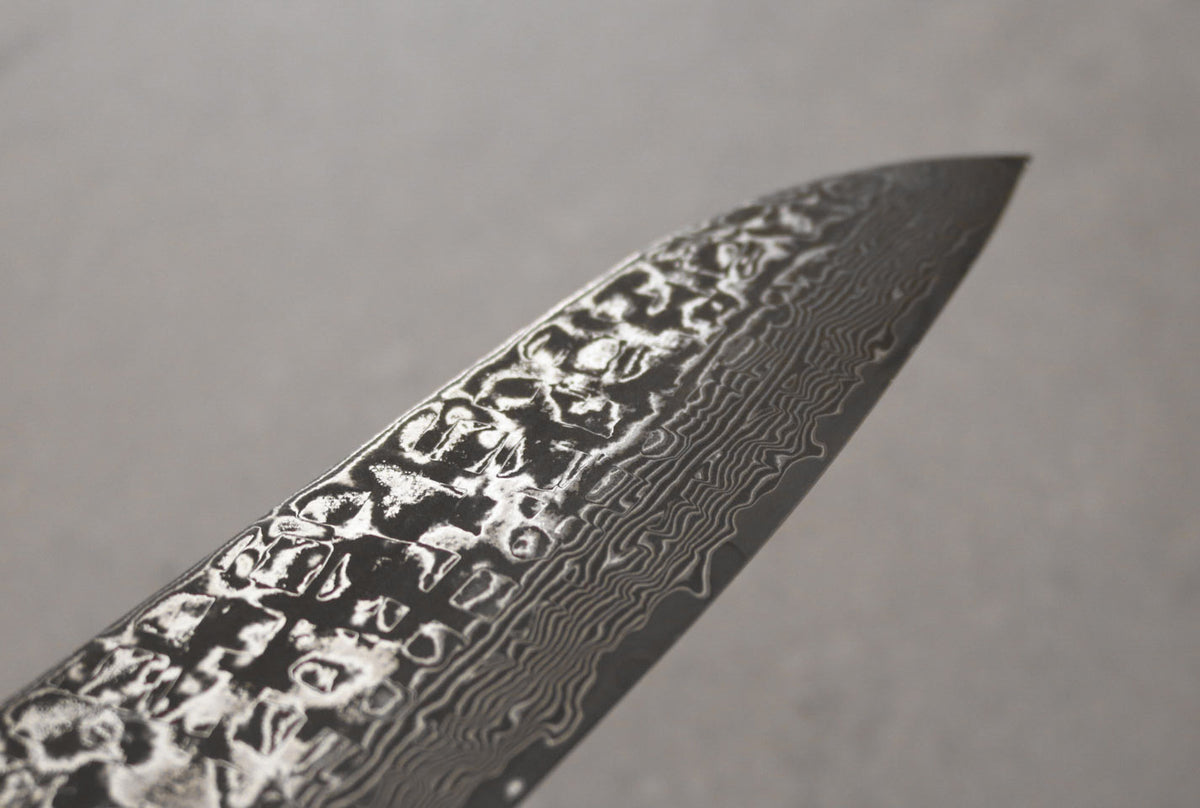 Saji Ochre Cowbone R2 180mm Santoku
