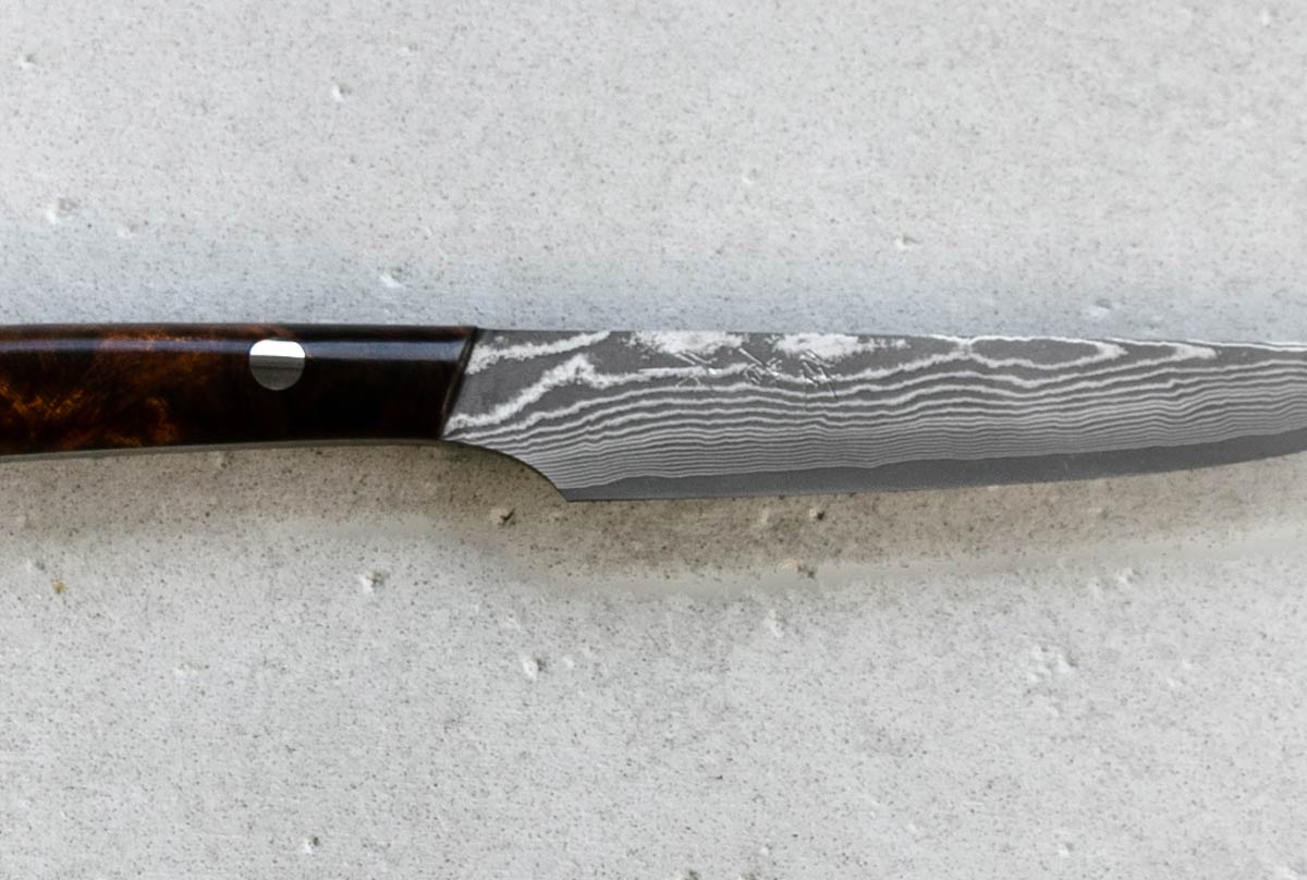 Saji Steak Knife - BK - Desert Ironwood