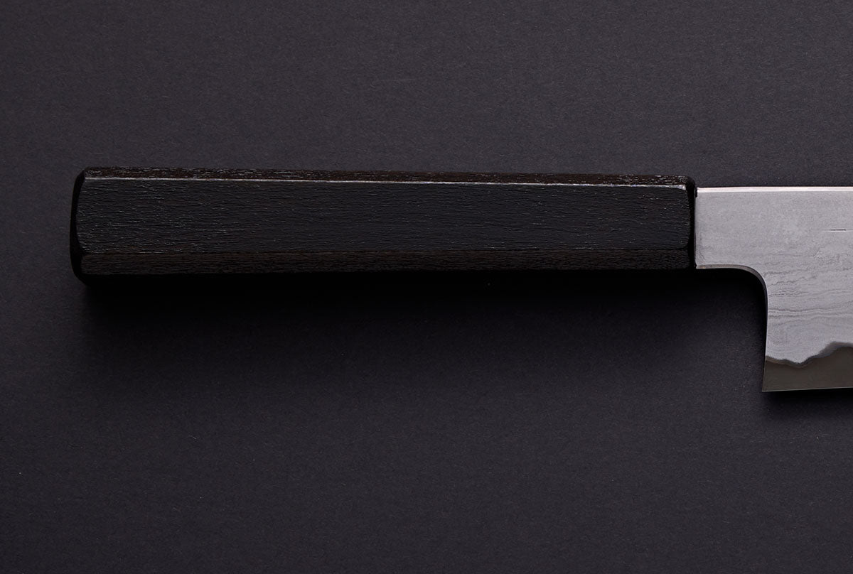 Tetsujin X Kagekiyo Metal Flow 210 Kiritsuke with saya