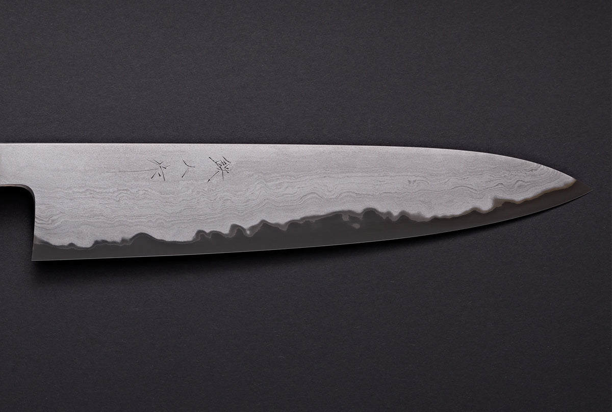 Tetsujin X Kagekiyo Metal Flow 240 Gyuto with saya