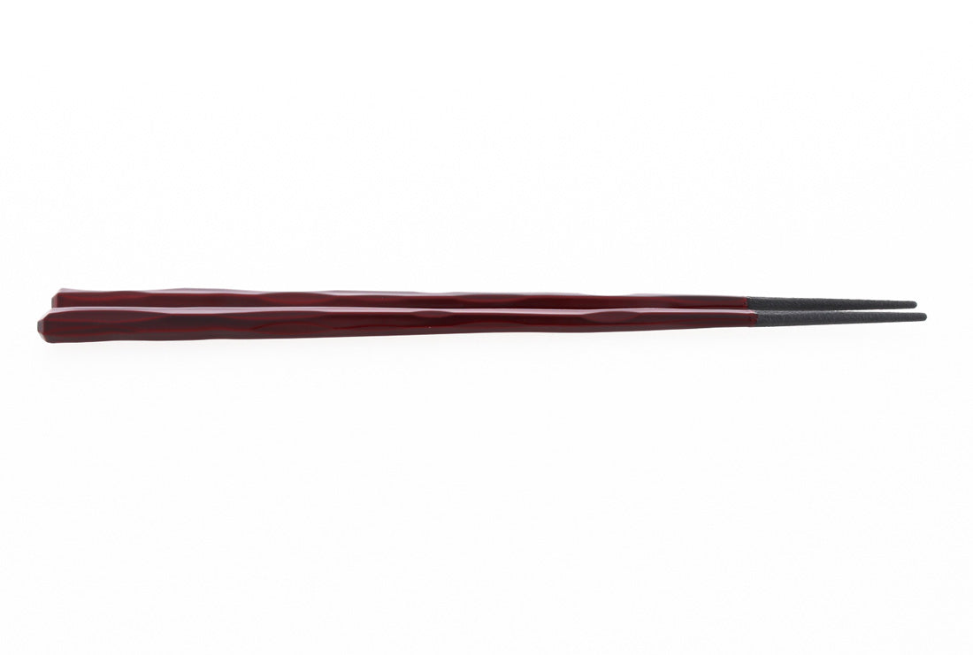 Fushimi Chopsticks Burgandy 24cm - Set of 5