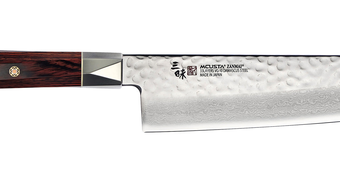 MCUSTA Zanmai Hammer 240mm Gyuto