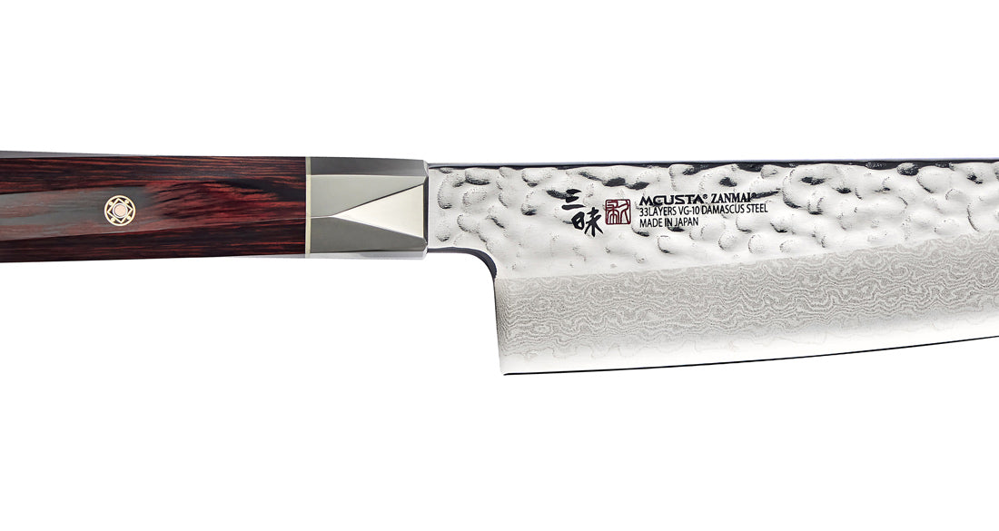 MCUSTA Zanmai Hammer 180mm Santoku