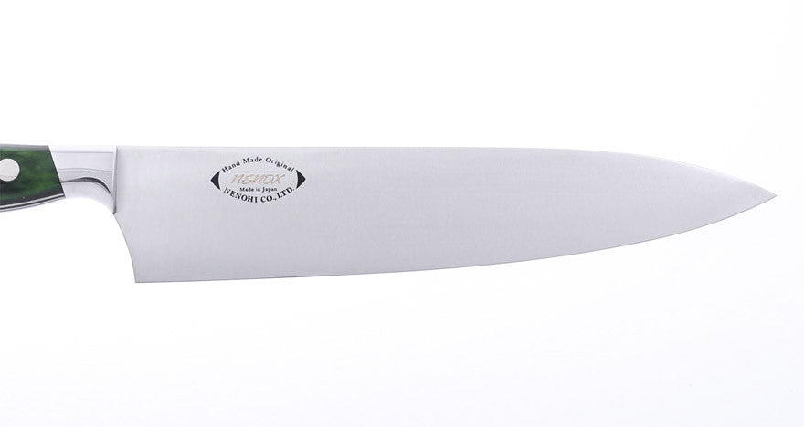 Nenox Custom Green Gyuto 210