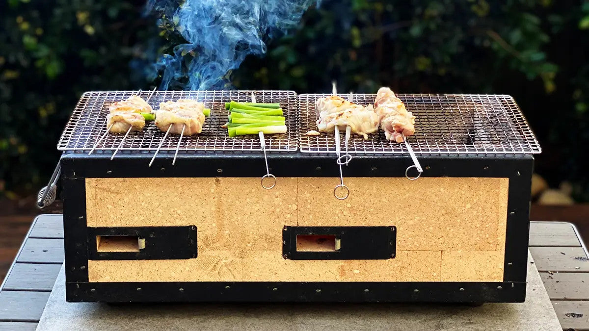 Hibachi charcoal grill, Portable BBQ, sustainable products – Irasshai, Online Store