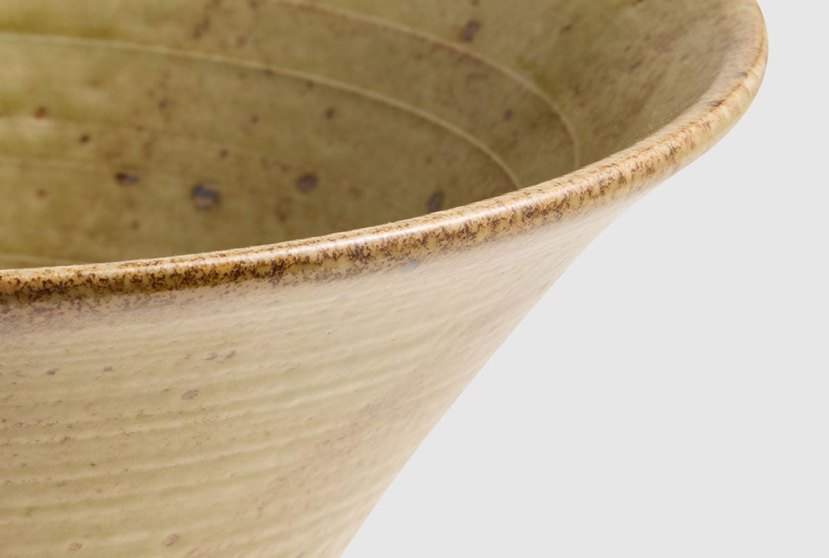 Conical Ramen Bowl 1.3L - Wabi AUTUMN Green