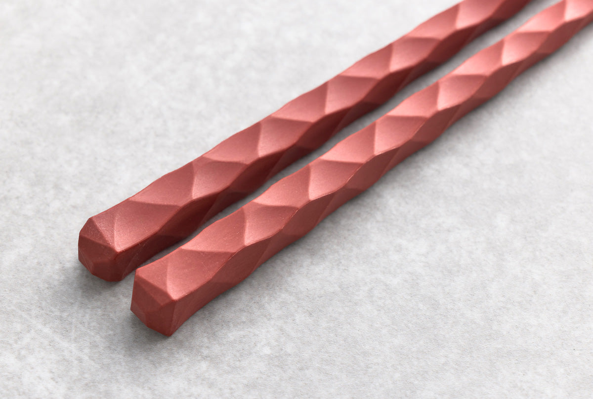 Den Den Chopsticks Coral Thick 22.5cm