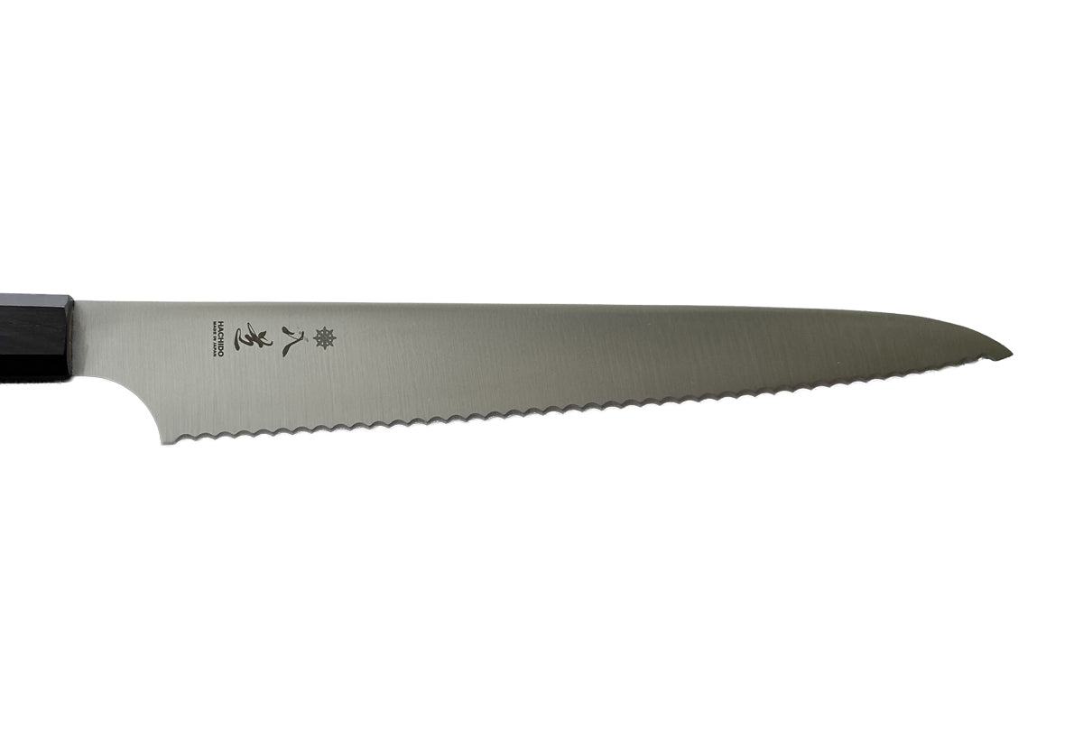 Hachido 230mm Bread Knife - Ebony