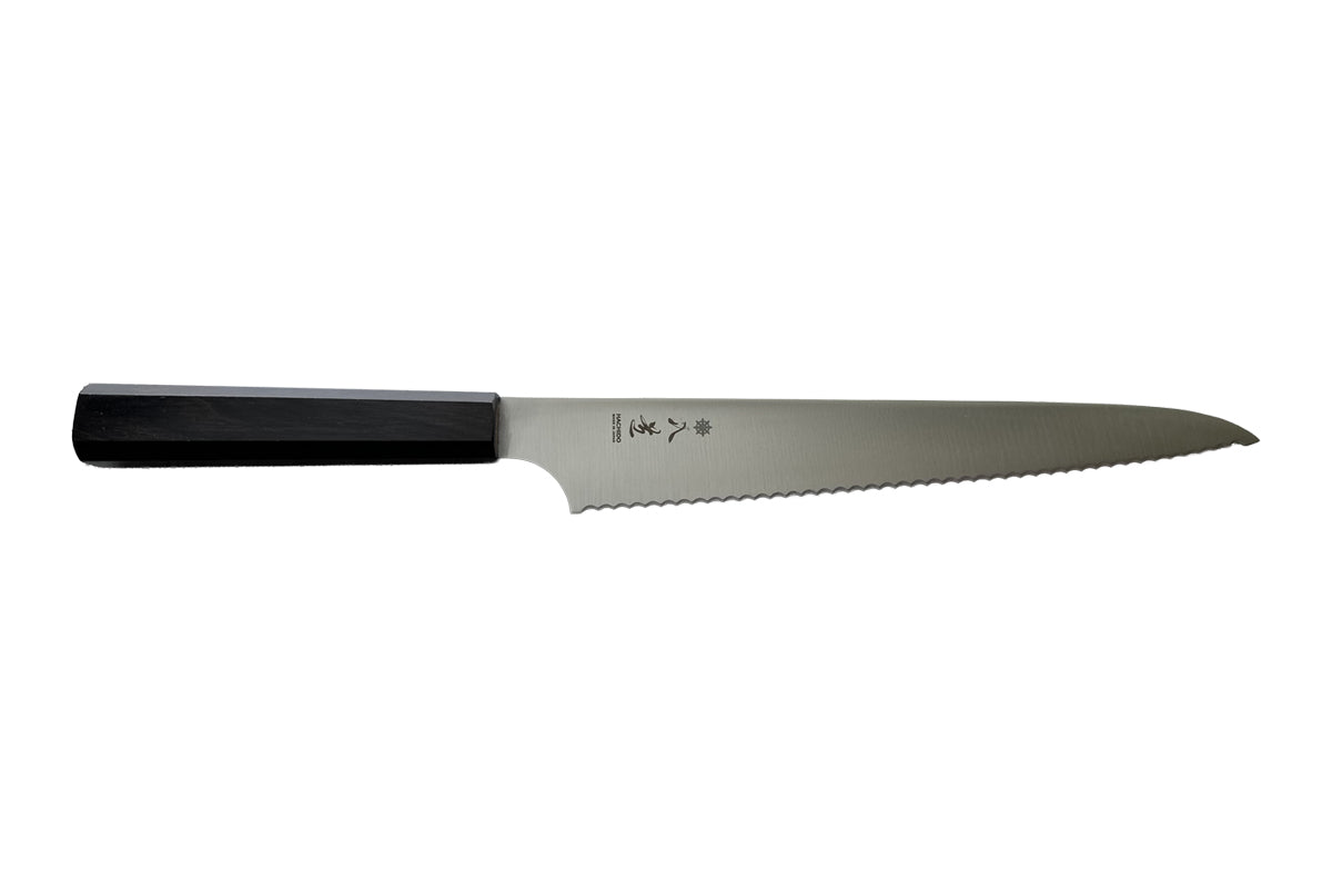 Hachido 230mm Bread Knife - Ebony