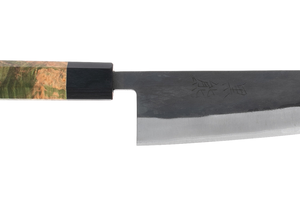 Ichigo Ichie KK Autumn Green Black Forged 210 Gyuto - KB54Y