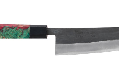 Ichigo Ichie KK Toffee Apple Nougat Black Forged 210 Gyuto - KB53X