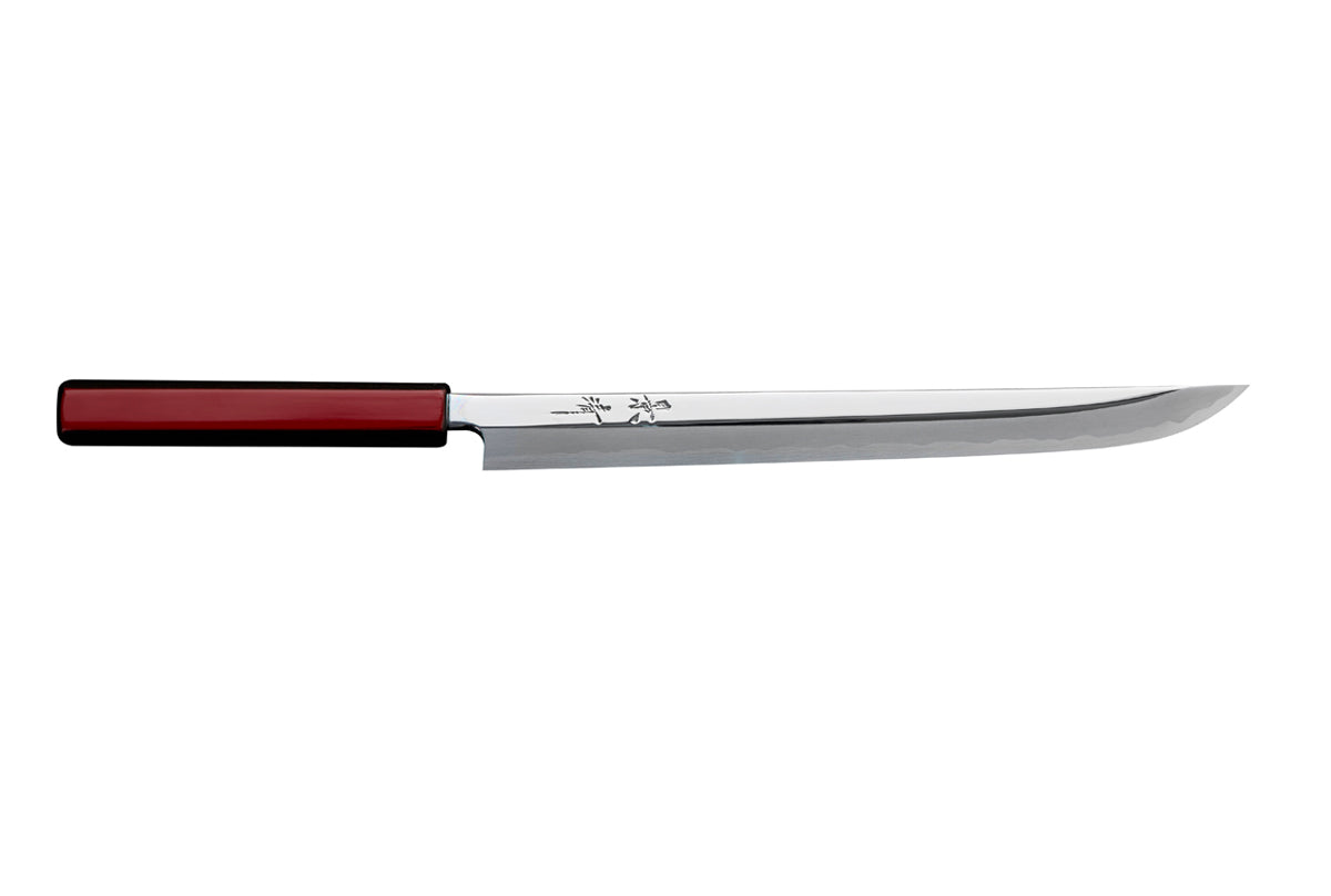 Kagekiyo Red 300 Tsurugi Yanagiba & Saya