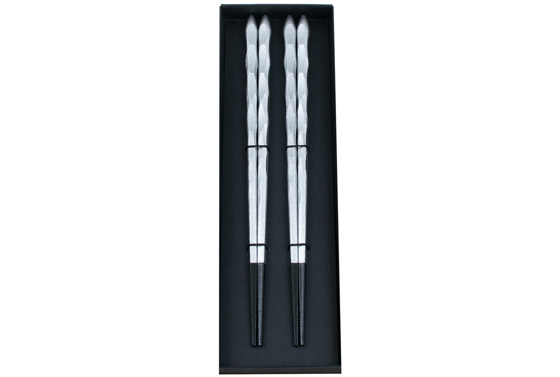Kinzoku Chopsticks Silver 22.5cm - Set of 2