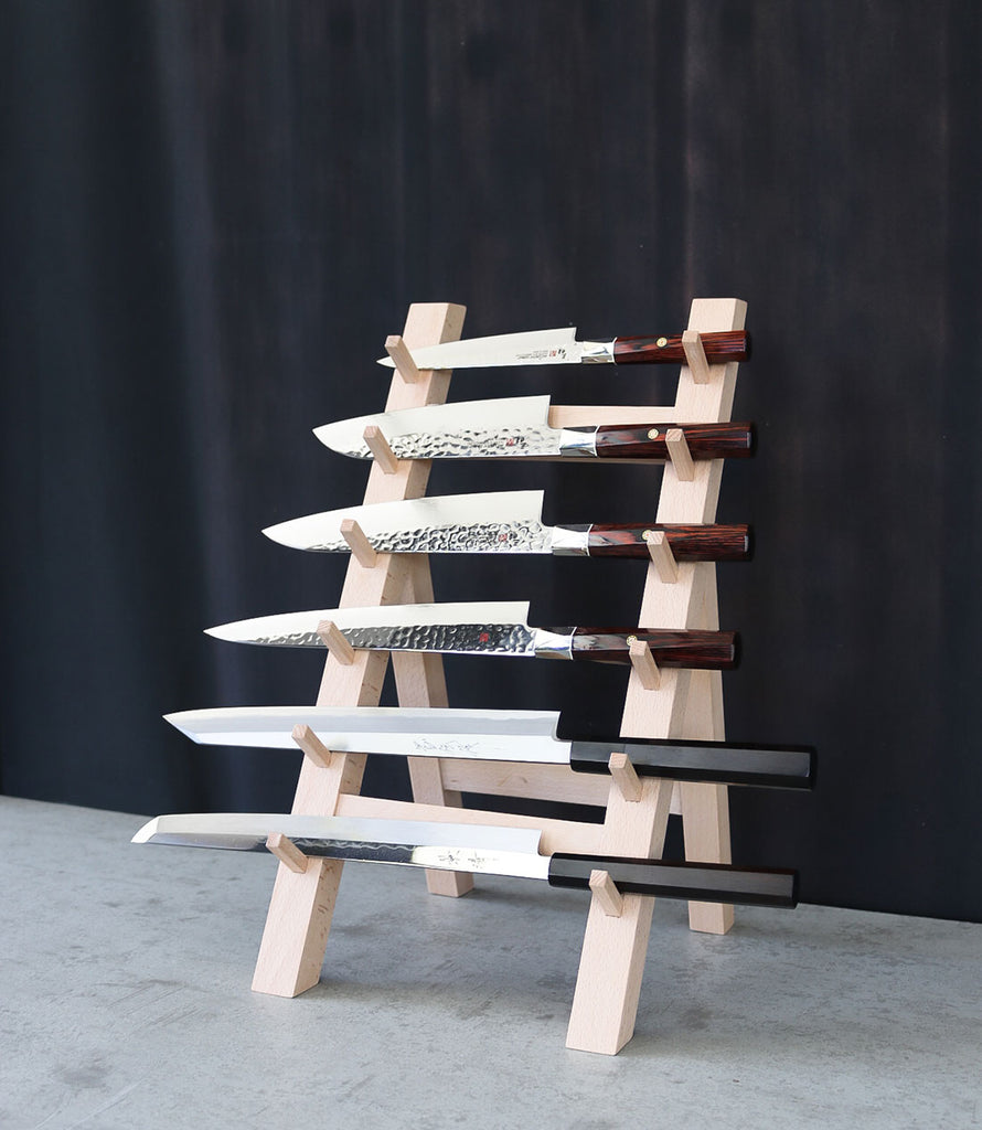 Kife Rack Knife Rack 6 Tier - Beechwood – Chef's Armoury