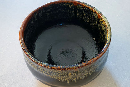 Matcha Bowl Mountain Black White Cap 550ml