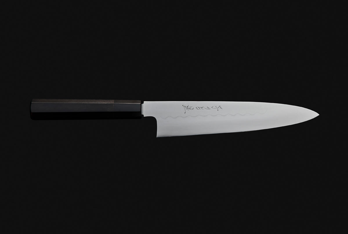Nenohi Honyaki 210 Gyuto - Traditional Ebony