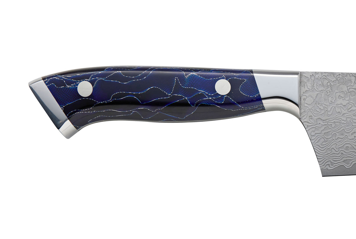 Nenox Raiden Blue Lightning Kiritsuke 210 & Saya