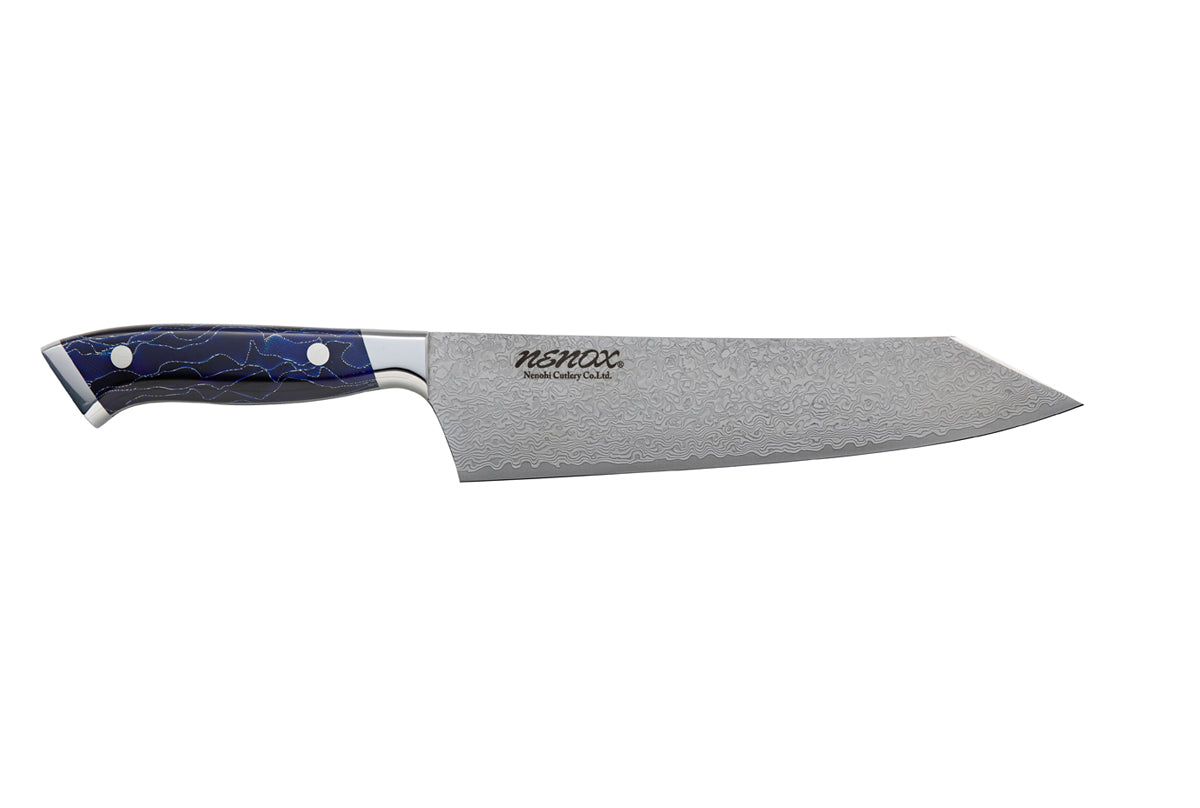 Nenox Raiden Blue Lightning Kiritsuke 210 & Saya