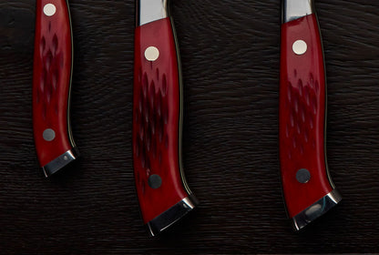 Nenox Red 3 Piece Knife Set