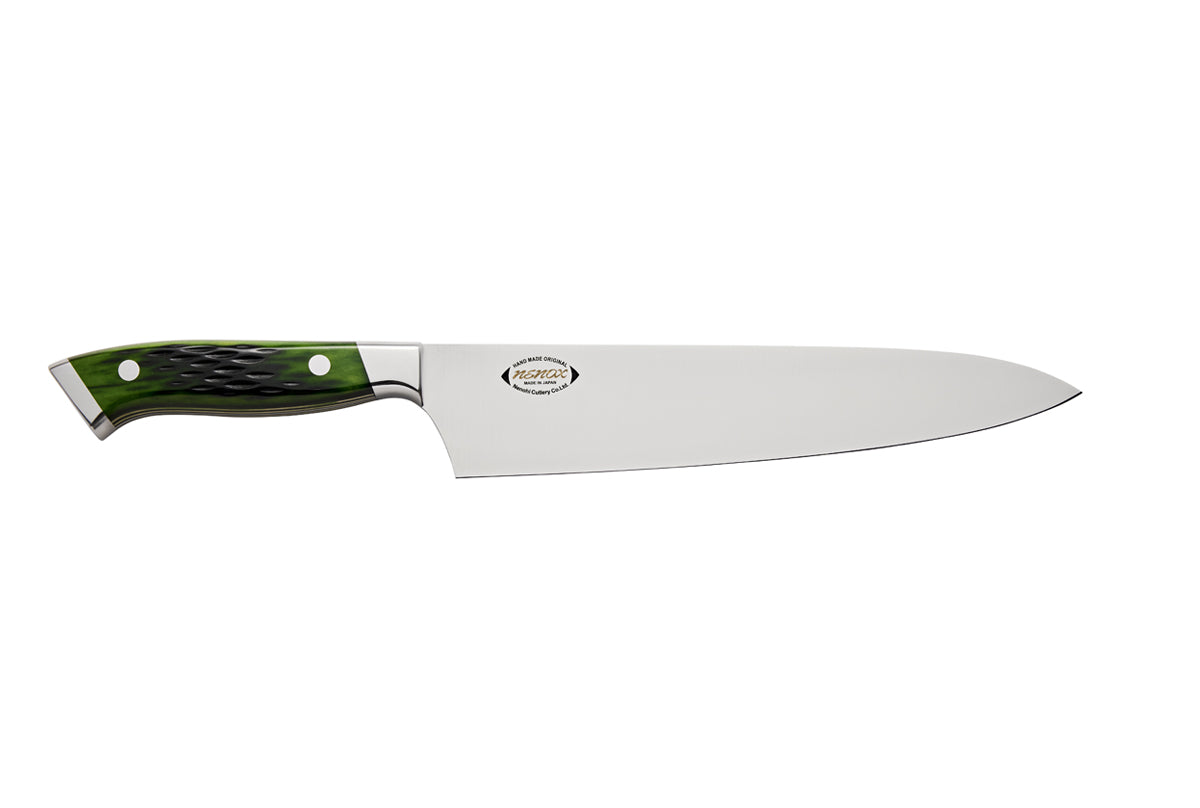 Nenox Custom Green Gyuto 210