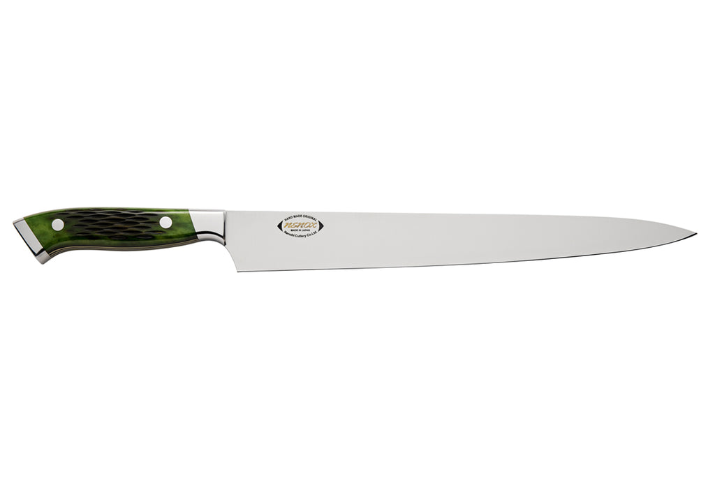 Nenox Custom Green Sujihiki 270 & Saya
