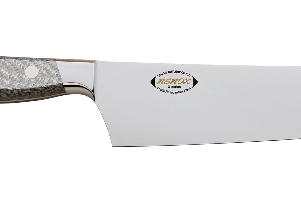 Nenox X Series Dry Silver Kiritsuke 210 & Saya