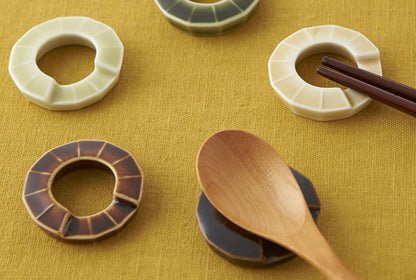 Nest Porcelain Chopstick Rest Set 5pc Gift Set