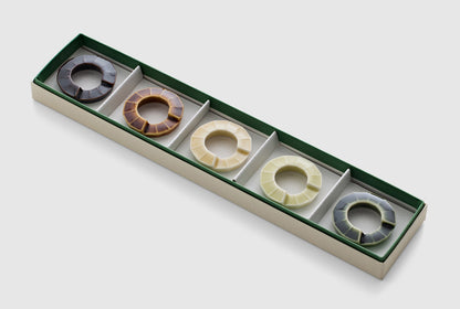 Nest Porcelain Chopstick Rest Set 5pc Gift Set