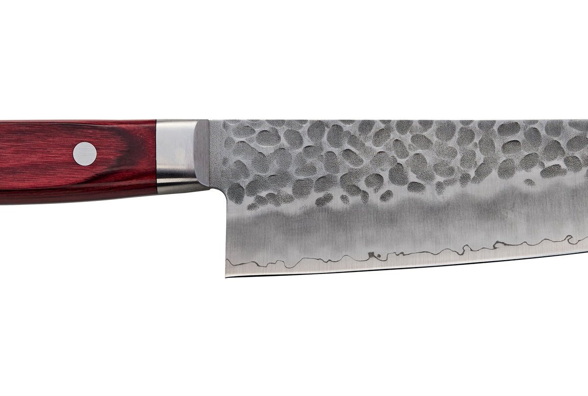 Okimoto Saba 180mm Santoku RED