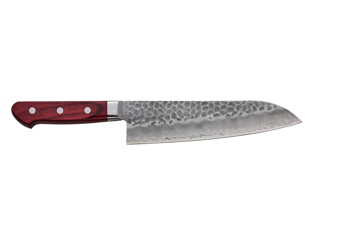 Okimoto Saba 180mm Santoku RED