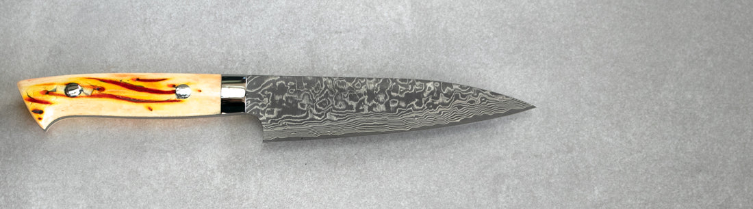 Saji Ochre Cowbone R2 130mm Petty