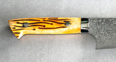 Saji Ochre Cowbone R2 180mm Santoku