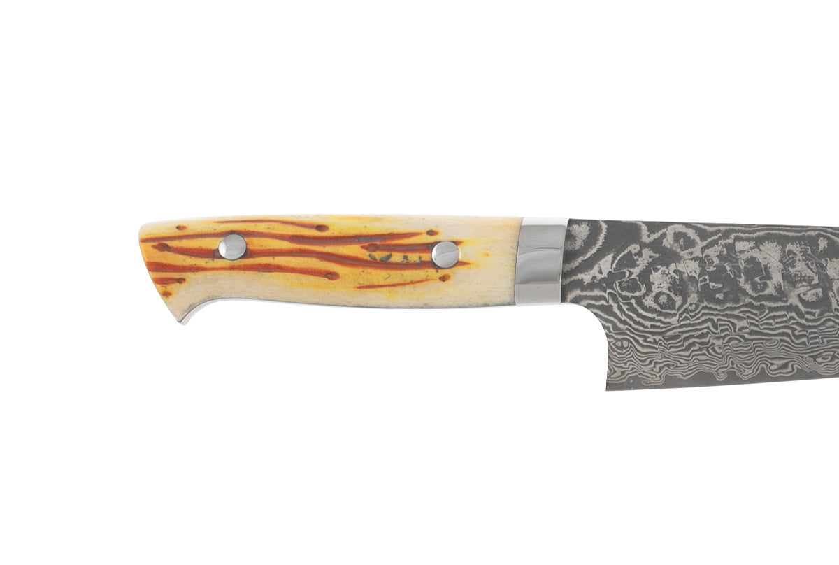 Saji Ochre Cowbone R2 180mm Gyuto