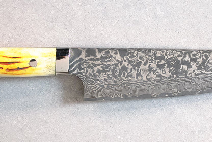Saji Ochre Cowbone R2 180mm Santoku